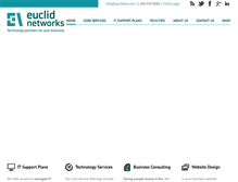 Tablet Screenshot of euclidnet.com